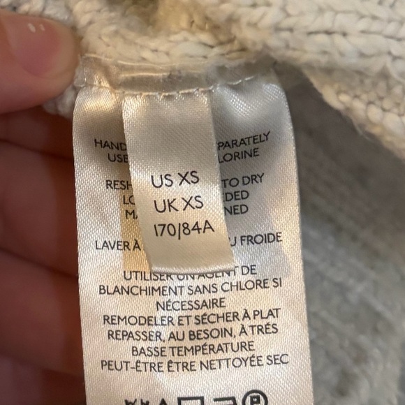 Free People Cream Brookside Oversized Tunic Sweater - Picture 7 of 8